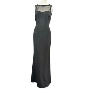 Karl Lagerfeld Paris Black Sheath Gown NWT